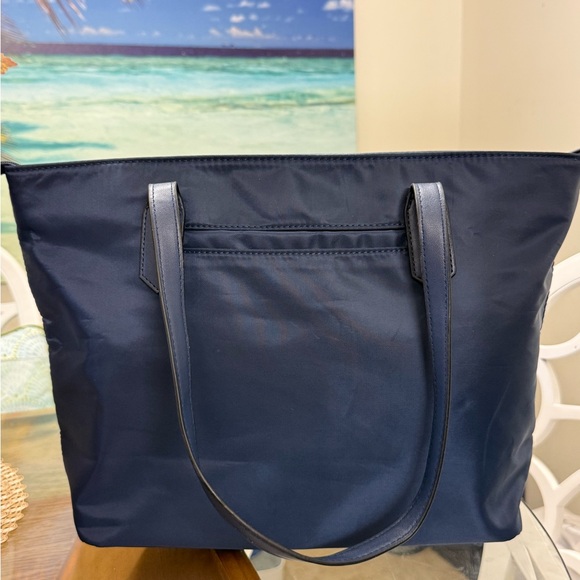 London Fog Midnight Blue Tote NEVER USED - Picture 3 of 5